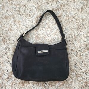 Express World Brand Vintage Y2K Mini Shoulder‎ Bag Black and Silver